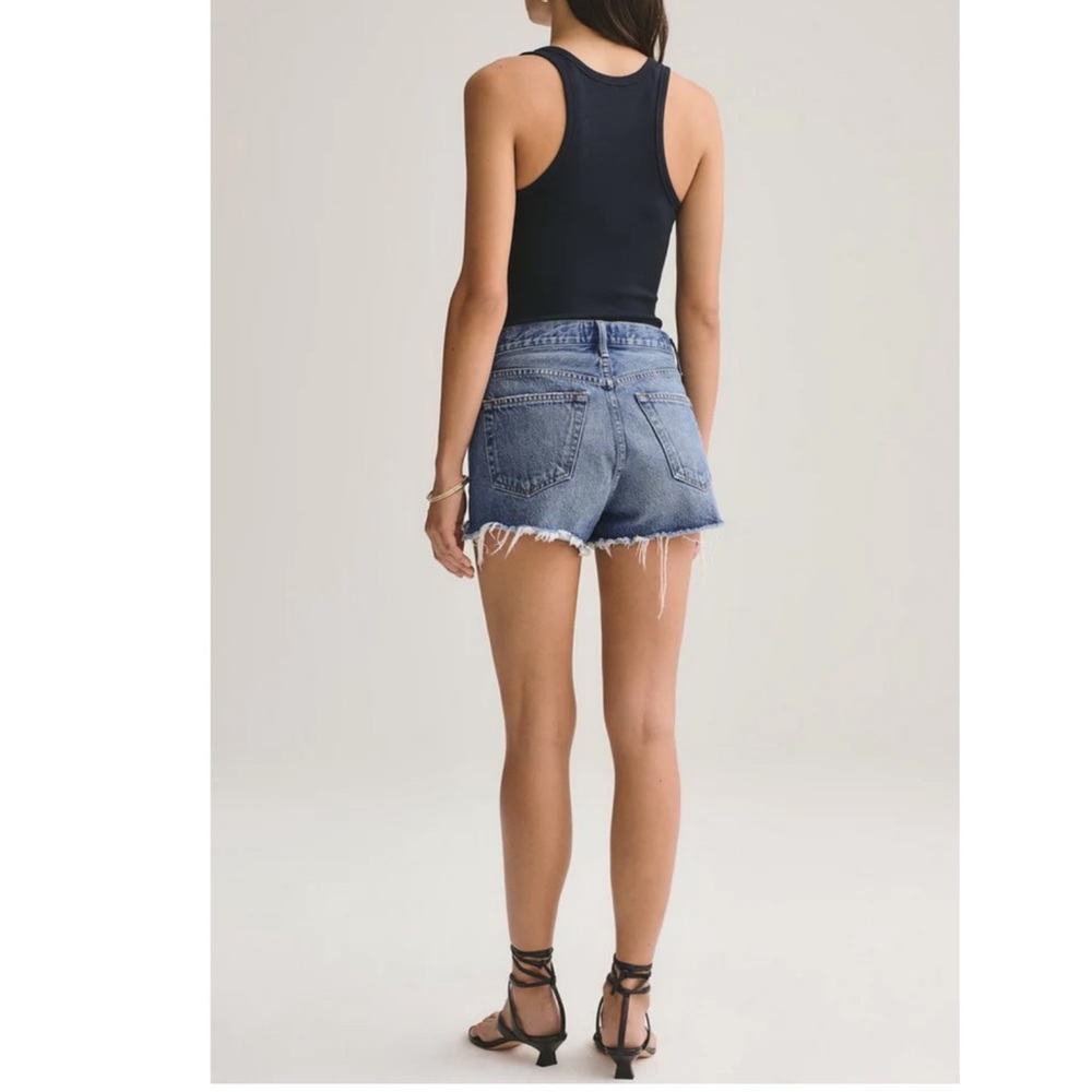 AGOLDE Parker Vintage Cut Off Denim Jean Shorts 26 - Picture 3 of 7